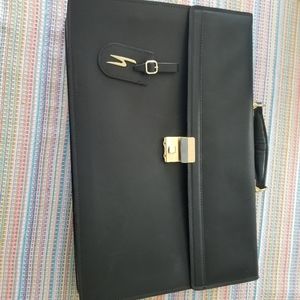Hartmann Black Belting leather Briefcase